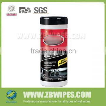 25CT OEM Custom Alcohol Free Car Wet Tissue