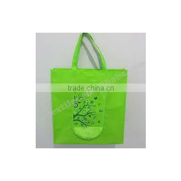 beautiful fashion pp woven shopping bag, eco friendly shopping bag