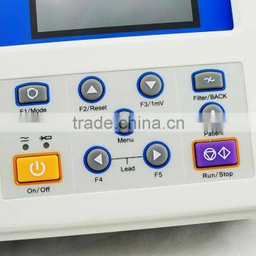 Portable Color LCD Digital 1-channel Electrocardiograph ECG Machine EKG Machine-EKG-901-Shelly photo-5