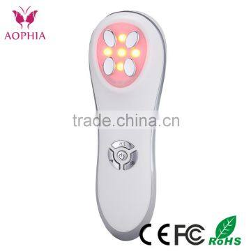 RF Warm Therapy +EMS+Methoporation+Electroporation+LED Light Therapy Portable Facial Massager Machine