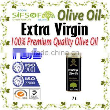 Premium Quality Extra Virgin Olive Oil. Extra Virgin Olive Oil. Pure Natural Extra Virgin Olive Oil. metallic Tin 1L