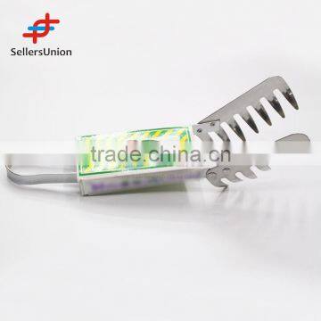 2016 Newest Design No.1 Yiwu Agent Commission Agent Wanted Factory New Arrival 23cm Slivery Food Tong for Home Use