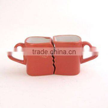 pair JC-7RED coffee mug