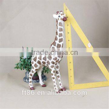 animals from africal plush toy plastic giraffe garden decoration