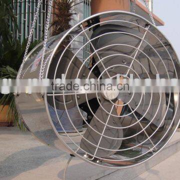 hanging air circulating husbandry fans