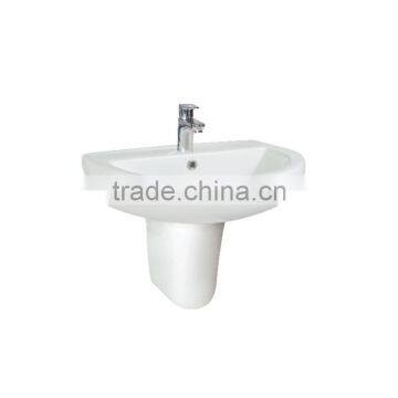 good quality ceramic semi pedestal washbasin sink