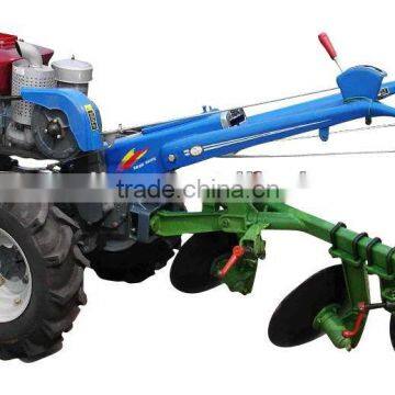 farming POWER TILLER with plough