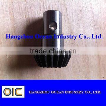 BEVEL GEAR SHAFT WITH BLACKEN SURFACE TREATMENT