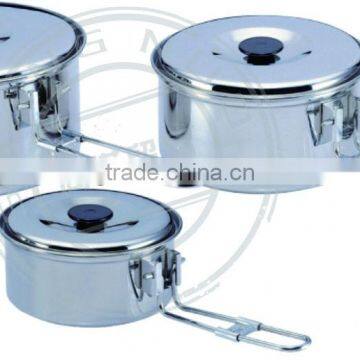 disposable 3 pcs high quality metal cooking tools pot