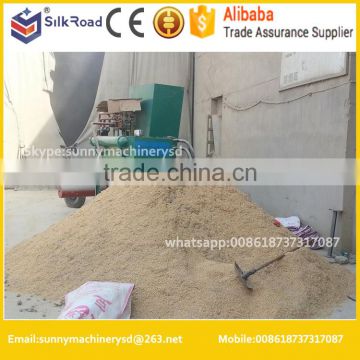 Hydraulic horizontal automatic wood chips sawdust baling and bagging machines