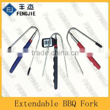 Metal Extendable Camping Roasting Fork