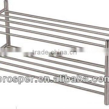 metal shoe rack with 2 layers