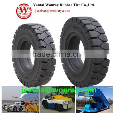 solid tire for airport ground support equipment aircraft power etc.