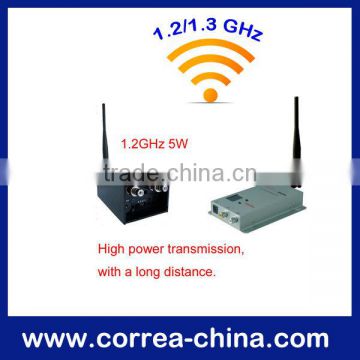 1.2GHz 5W long range wireless AV video audio transmitter