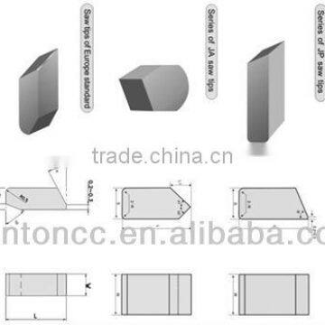 YG8 cemented Carbide Saw tips for Woodworking