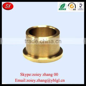 China Manufacture CNC Turned Small Tolerance Brass Sleeve Bushing photo-3
