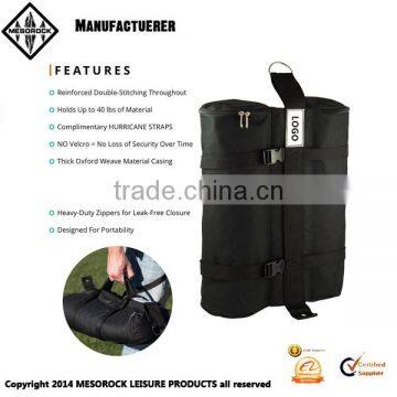 Set of 4 LARGE Canopy Weight Bags - FREE Hurricane Straps - Heavy Duty photo-2