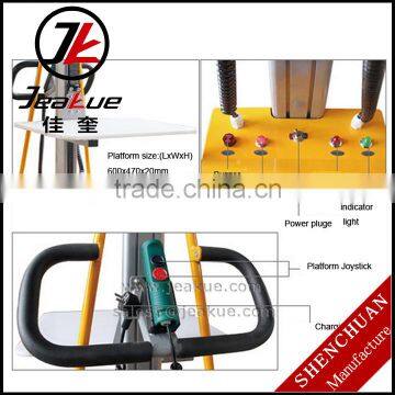 100kg 150kg Battery Powered Stacker Forklift photo-3