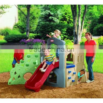 outdoor&indoor playground slide for children,slide, small house, Plastic Slide Type plastic slide and swing toys