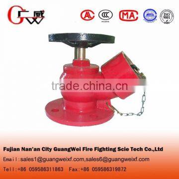 Flange type brass fire hydrant landing valve