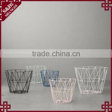 2016 New Product Wholesale Painted Finished Home Goods Wire Storage Basket photo-5