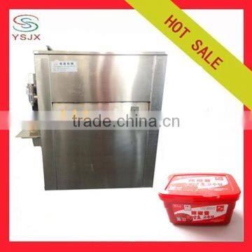 Heating glass bottle chili sauce filling machine