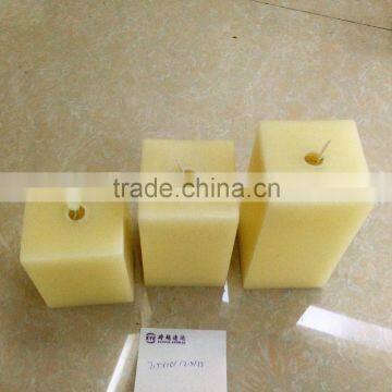 Flameless Square Shaped Moving Wick Led Candles With Timer 3pcs Led Square Shaped Dancing Wick Candles With Remote Control