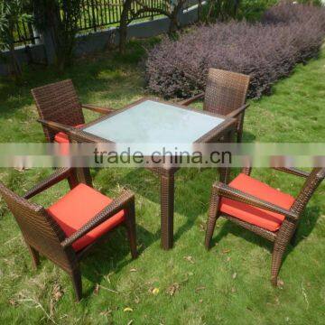 Leisure Rattan Furniture Cheap Wicker Garden Table and Chair (2107+2048) photo-2