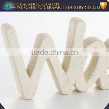 "WOSH"shape Sign Board Design With Distressing Methods photo-2