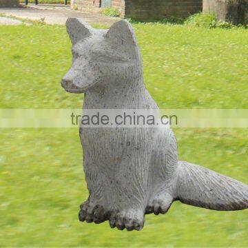 Hand Carving Stone Animal Fox Statue