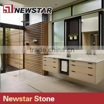 Newstar Prefab Double Sink Quartz Bathroom Vanity Top photo-5