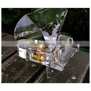 2016 Popular Piano Shape Melody Crystal Music Box photo-4