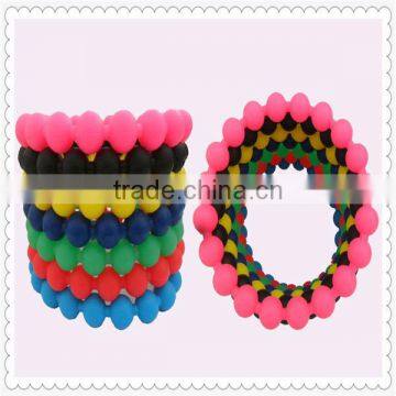 hot sell fashion silicone beads bracelet