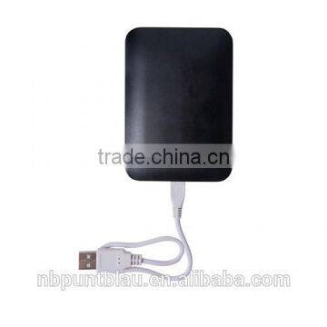 aluminium 5000mAh mini portable USB power bank