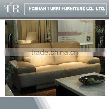 High Quality Royal Cream Sofa, Luxurious Antique Italian Leather photo-3
