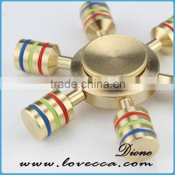 Newest Mini Finger Spinner Toy Copper Material Wholesale Hand Finger Fidget Spinner photo-5