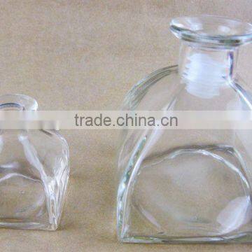 Square Bottom Clear Glass Jar photo-2