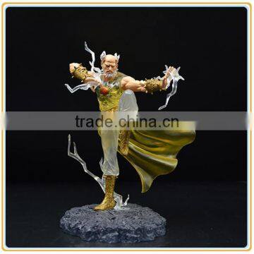 Custom Plastic Ancient Statue Hand Paint Craft Pvc Fighter Figurine Manufaturer