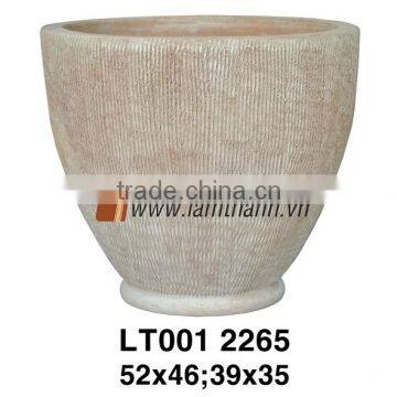 Vietnam Romance Stylish Light Scratch Terracotta Planter