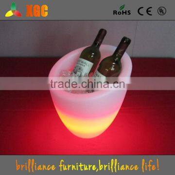 Small Size Round Led Lighted Ice Bucket photo-2