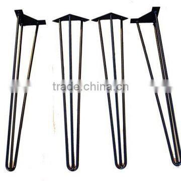 DIY 28" 3rod Black Hairpin Table Legs photo-2