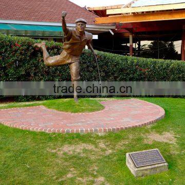 Bronze Sculpture Garden Statue - Life Sized Golfer Statue BS278A photo-3