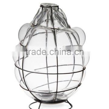 Creative Glass Candleholder For Home Decor Candle Lantern photo-2