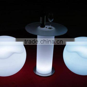 Modern Led Coffee Table, Led Wine Bar Table With Ice Bucket photo-6