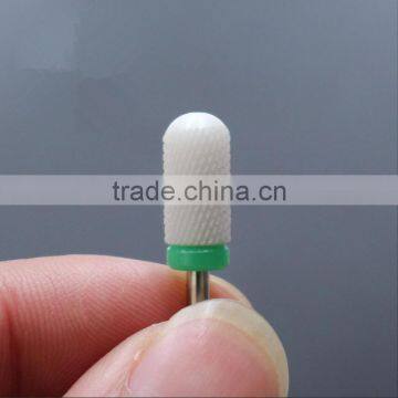 Nail Head Diameter 6.5MM Barrel Balll Total Length 40MM White Ceramic Burr White 1 Piece photo-4