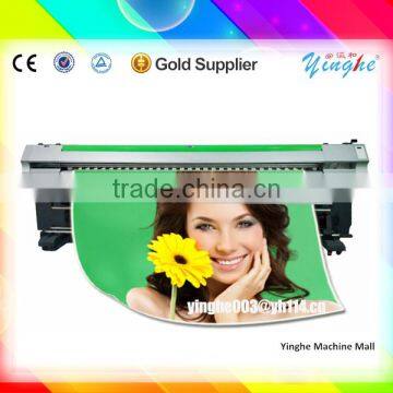 High quality High resolution dual head flex banner printer 3200MM