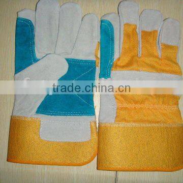 Cow Split Double palm work glove