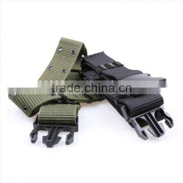 High Duty Hiking Waist Military Webbing Belt Security Guard Belt photo-5