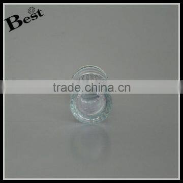 New Products Cosmetic Packaging 100ml Long Round Empty Crystal Bottle Glass Perfume Gold Aluminum Cap Bulk Buy From China photo-2