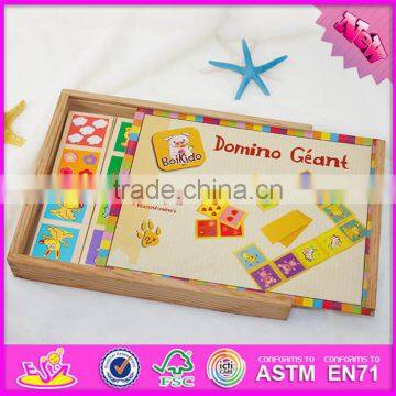 2016 Top Fashion Educational Kids Wooden Domino Brick Toy WJ277611 photo-5